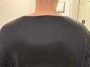 蒙羊王10A抗菌男士保暖內(nèi)衣套裝男無痕發(fā)熱羊絨蠶絲冬季加厚秋衣秋褲男 午夜藍 3XL 曬單實拍圖