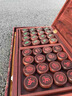 象棋實(shí)木帶棋盤(pán)中國象棋緬甸花梨折疊棋盤(pán)套裝紅木送長(cháng)輩高檔禮品 5.0套裝 曬單實(shí)拍圖