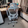 南皇人體工學(xué)椅鏤空電腦椅人工力學(xué)座椅辦公椅久坐電競(jìng)椅透氣宿舍椅子 鏤空白-35°逍遙+4D頭枕-三級(jí)桿 120-155度(含) 可旋轉(zhuǎn)可升降扶手 -尼龍腳 曬單實(shí)拍圖