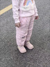 G.DUCKKIDS小黃鴨寶寶棉褲男女童冬裝兒童夾棉三層加厚保暖褲子嬰兒幼童長(cháng)褲 藏青色 100 尺碼2~3歲【 90-100cm】 曬單實(shí)拍圖