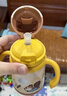 babycare兒童保溫杯嬰兒小松鼠寶寶1-3歲不銹鋼吸管水杯壺學(xué)生上學(xué)450ml 曬單實拍圖