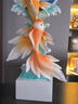 歐梵普（oufanpu）年年有魚(yú)創(chuàng  )意流沙畫(huà)擺件高級感客廳電視柜酒柜裝飾品喬遷新居禮物 風(fēng)調魚(yú)順-二魚(yú)戲珠-彩色【藍流沙】 年年有魚(yú)新中式擺件-寓意美好 曬單實(shí)拍圖