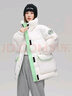 雪中飛【清倉】2025新款撞色克萊茵藍工裝大口袋女士中長(cháng)款羽絨服 白色|8162 M /160/84A 曬單實(shí)拍圖