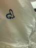 茵曼（INMAN）【純棉】百搭壓褶刺繡翻領(lǐng)襯衫女裝2025夏季新款泡泡袖襯衣上衣 白色 M 曬單實(shí)拍圖