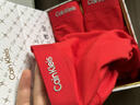 CAINKLEIS正品CK男士大碼本命年紅色莫代爾冰絲內褲四角平角短褲頭褲衩子男 （莫代爾）鴻運當天組合 3條 L (170/80-100斤） 曬單實(shí)拍圖