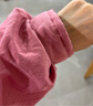 朵朵·可可秋野小兔 不臃腫的棉襖  原創(chuàng)圖案 冬季居家保暖棉衣 家居服套裝 粉紅 M (160) 曬單實(shí)拍圖