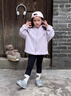 兒童搖粒絨外套2025秋冬新款保暖上衣男女童休閑拉鏈抓絨立領(lǐng)夾克 粉色 【重磅高質(zhì)量】 140 曬單實(shí)拍圖