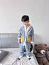秋冬季蠟筆小新男童睡衣珊瑚絨加厚兒童家居服法蘭絨青少年皮套裝 【加絨款-V領(lǐng)】CMG-42178蠟筆小新 100 童8碼 建議身高95-105CM 曬單實(shí)拍圖