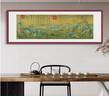 良木澤唐伯虎客廳裝飾畫(huà)沙發(fā)背景墻掛畫(huà)山水畫(huà)老板辦公室實(shí)木名家大作 千里江山圖D卷-王希孟 120*40cm【晶瓷+實(shí)木框】 曬單實(shí)拍圖