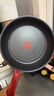 特福（Tefal）炒鍋有鈦不粘鍋家用炒菜鍋少油煙鍋32cm炒鍋佳溫紅心磁爐通用炒鍋 曬單實(shí)拍圖