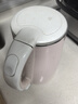 美的（Midea）電熱水壺家用電水壺燒水壺 雙層防燙 0涂層食品級304不銹鋼 1500W快速沸騰 1.7L大容量 HJ1705 曬單實(shí)拍圖