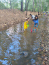 YogelTackle趕海連體褲兒童下水褲捉魚(yú)水衣玩水衣涉水服水褲水鞋一體玩沙水褲 曬單實(shí)拍圖