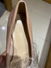 百麗軟皮裸色高跟鞋女新款漆皮尖頭性感細跟單鞋黑色職業(yè)工作鞋 百麗品牌旗艦特價(jià)清倉35 裸色【7CM】升級版 曬單實(shí)拍圖