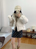 COCO LIMITED 輕絨歐包 三星安心95白鵝絨三防超蓬松狐貍毛羽絨服 雪霜白 S  嬌姐size 曬單實(shí)拍圖