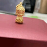 周大福 佛公佛童黃金吊墜首飾女(工費260)約4.8g EOF213新年禮物 曬單實(shí)拍圖