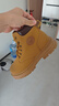 回力（Warrior）官方馬丁靴男秋冬季戶(hù)外保暖情侶英倫風(fēng)靴子男 1327 土黃擦色 43 曬單實(shí)拍圖