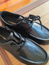 紅蜻蜓休閑皮鞋2025秋季一腳蹬兩穿商務(wù)男鞋軟底鞋WTA15084 黑色 40 曬單實(shí)拍圖