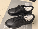 金利來（Goldlion）男鞋百搭時尚皮鞋舒適耐穿商務(wù)休閑鞋G559430638AAA黑色42 曬單實拍圖