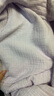頂瓜瓜頂呱呱睡衣女春秋純棉紗布情侶可外穿家居服套裝女西梅紫  160 曬單實(shí)拍圖