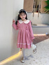 安妮優(yōu)兒（Anneyol）女童秋冬款連衣裙2026新款秋冬季小女孩公主裙秋裝兒童長(cháng)袖裙子 粉色長(cháng)袖 140 曬單實(shí)拍圖