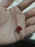 DRIG四葉草項(xiàng)鏈女2025新款銀吊墜高級(jí)感生日禮物女士生送女朋友老婆 四葉草項(xiàng)鏈-紅【輕奢禮盒】 曬單實(shí)拍圖