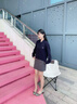 Lily Wei【瀾棲】復古時(shí)尚圓頭單鞋方跟舒適氣質(zhì)女鞋大碼 螢石綠【方跟】 36 曬單實(shí)拍圖