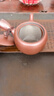 K-UNING日本進(jìn)口泡茶壺萬(wàn)古燒急須壺陶瓷茶壺日式茶具單手茶壺橫手急須 1.5號 棗無(wú)地  250ml 曬單實(shí)拍圖