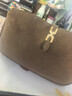 CHARLES&KEITH25冬新品復古絨面單肩腋下包法棍包CK2-20782753-1 Mocha Brown摩卡棕 S 曬單實(shí)拍圖