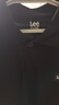 Lee25新品舒適版防曬紫外線(xiàn)翻領(lǐng)Logo織標男涼感短袖polo衫休閑潮 黑色 L 曬單實(shí)拍圖