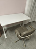 宜家（IKEA）阿勒夫耶原創(chuàng  )復古辦公椅真皮電腦椅商務(wù)老板椅家用休閑椅 米黃色(真皮) 曬單實(shí)拍圖