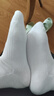 京東京造 兒童夏季男童襪子中小學(xué)軟棉棉襪校園小白襪5雙22-24cm 曬單實(shí)拍圖