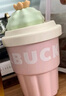 星巴克（Starbucks）多肉花園粉色款陶瓷吸管杯(配杯蓋)415ml高顏值水杯兒童七夕禮物 曬單實拍圖