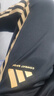 阿迪達斯 （adidas）長(cháng)褲男秋季寬松透氣直筒褲跑步運動(dòng)防風(fēng)休閑褲 黑金 M 曬單實(shí)拍圖