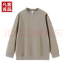 凡客誠品（VANCL）凡客官方店220克精梳棉長(cháng)袖T恤男士休閑圓領(lǐng)純棉潮流新款 鐵灰 L 曬單實(shí)拍圖