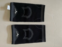 美津濃（MIZUNO）兒童護膝運動(dòng)籃球專(zhuān)用護腿套跑步防摔過(guò)膝男足球膝蓋護具M(jìn)黑色2只 曬單實(shí)拍圖
