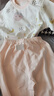 舒貝怡嬰兒衣服兒童內衣套裝純棉寶寶睡衣秋款分體家居服秋衣秋褲粉90 曬單實(shí)拍圖