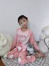 女童睡衣春秋季純棉薄款長(cháng)袖母女兒童套裝拉布布親子空調家居服夏 【純棉100%】-TN#22843粉拉布布 110 【10碼】建議身高103-113CM 曬單實(shí)拍圖
