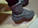 COSMICKISS雪地靴男冬季加絨保暖東北棉鞋皮毛一體防水防滑高幫工裝馬丁靴 灰色 42 曬單實(shí)拍圖