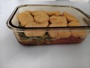 京東京造 飯盒 學(xué)生上班族高硼硅玻璃便當(dāng)盒微波爐保鮮盒（無(wú)分格1100ml） 曬單實(shí)拍圖