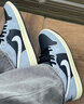 耐克（NIKE）耐克Air Jordan 1 Low 黑灰防滑耐磨男子低幫休閑板鞋HQ2010-012 HQ2010-012 43 曬單實(shí)拍圖