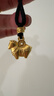 老廟黃金吊墜古法金馬上有錢(qián)足金吊墜送老婆女友生日節日禮物 約5.93g 曬單實(shí)拍圖