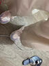 森馬綁帶松糕底大頭鞋子女韓版學(xué)院風(fēng)多巴胺拼接厚底運動(dòng)女鞋2025 白粉藍 37 標準尺碼 曬單實(shí)拍圖