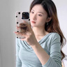 Lnieer寧藝卓同款素圈耳環(huán)女925銀針大圈圓圈耳圈2025新款爆款高級(jí)感 月牙大耳圈銀色【3CM低調(diào)美女】 曬單實(shí)拍圖