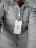 坦博爾輕薄羽絨服女短款連帽百搭休閑秋冬女士外套 珍珠月灰 2XL(180) 曬單實(shí)拍圖