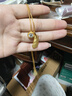 周生生羽毛黃金吊墜 足金掛墜女不含項鏈 生日禮物86820P計價(jià)2.25克 曬單實(shí)拍圖