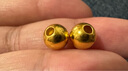 縱橫金業(yè)足金999   黃金轉運珠 金珠子  1克 單顆 頂珠 散珠 手串diy 1克  轉運珠 曬單實拍圖