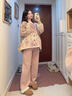 革曼孕婦連衣裙秋冬2024新款孕婦針織衫外套打底毛衣裙套裝兩件套冬季 杏色針織裙 XL 曬單實(shí)拍圖