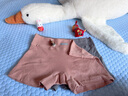 FitonTon平角內(nèi)褲女純棉女士內(nèi)褲可外穿防走光二合一安全褲2條 曬單實拍圖