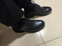 海瀾之家HLA皮鞋男英倫頭層牛皮鞋子男士正裝商務(wù)休閑鞋男 T342黑色40 曬單實(shí)拍圖