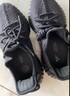 阿迪達(dá)斯YEEZY350黑瑪瑙椰子夏日透氣青少年學(xué)生運動休閑鞋 36.5 曬單實拍圖